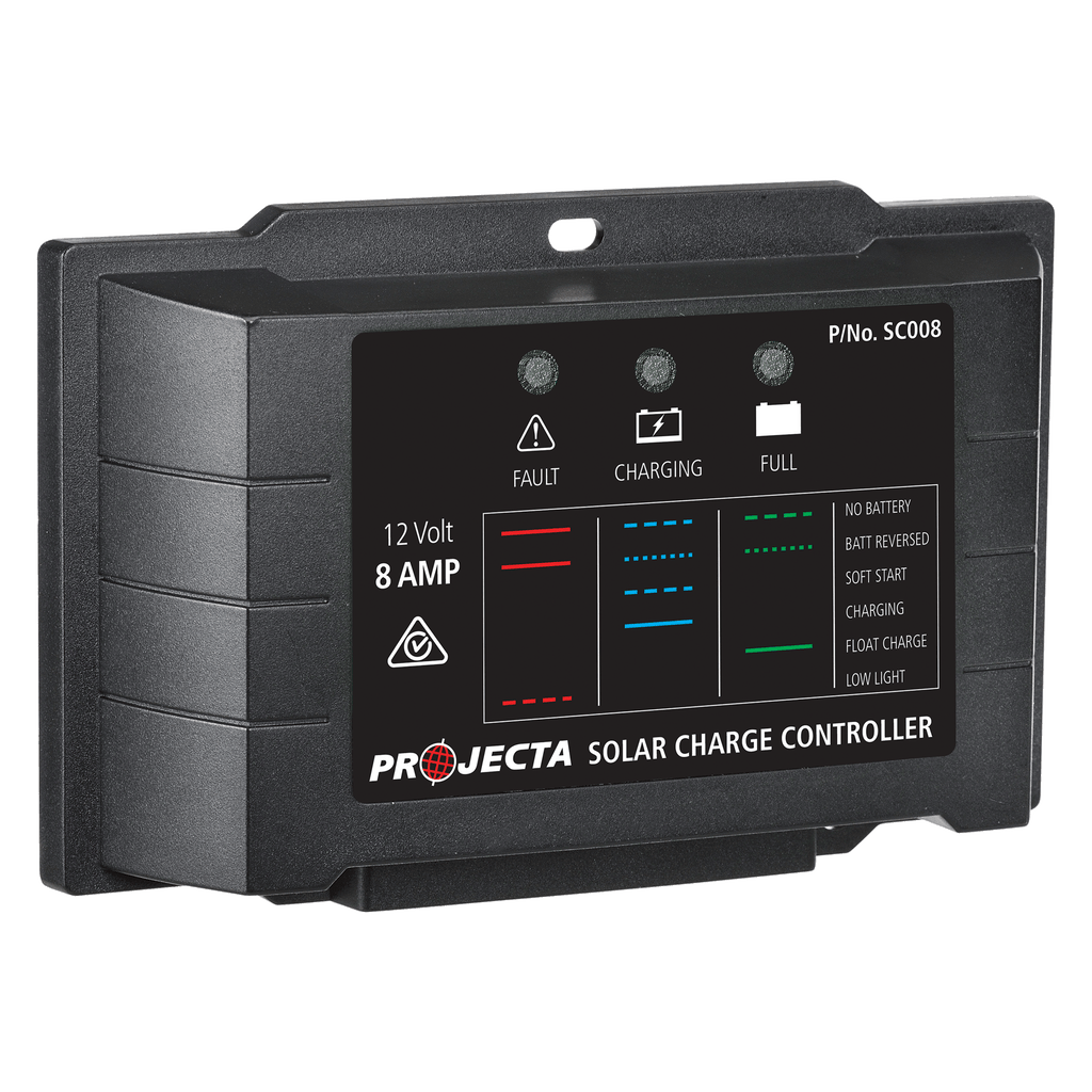Automatic 12V 8A 4 Stage Solar Charge Controller