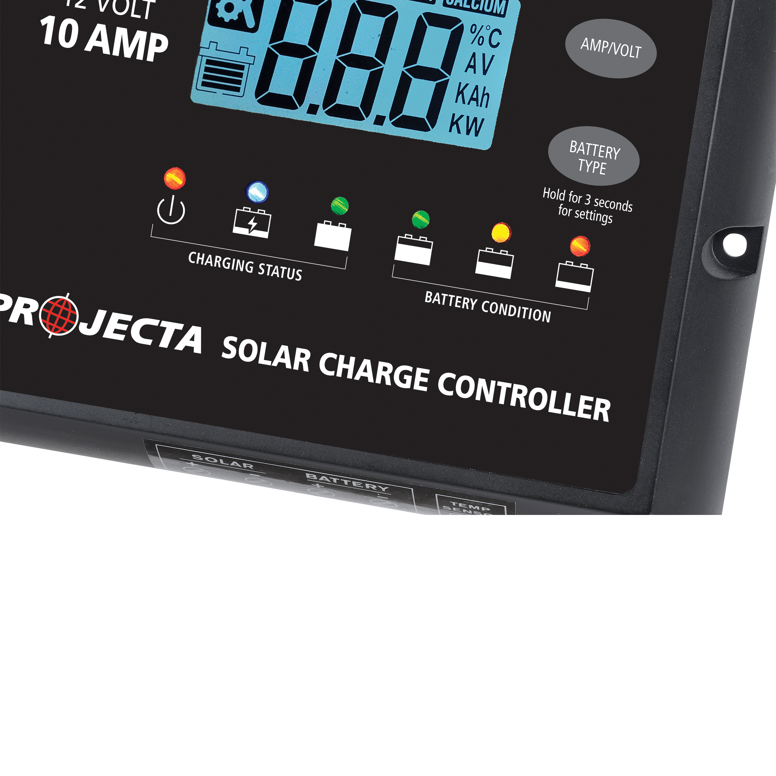 Automatic 12V 10A 4 Stage Solar Charge Controller