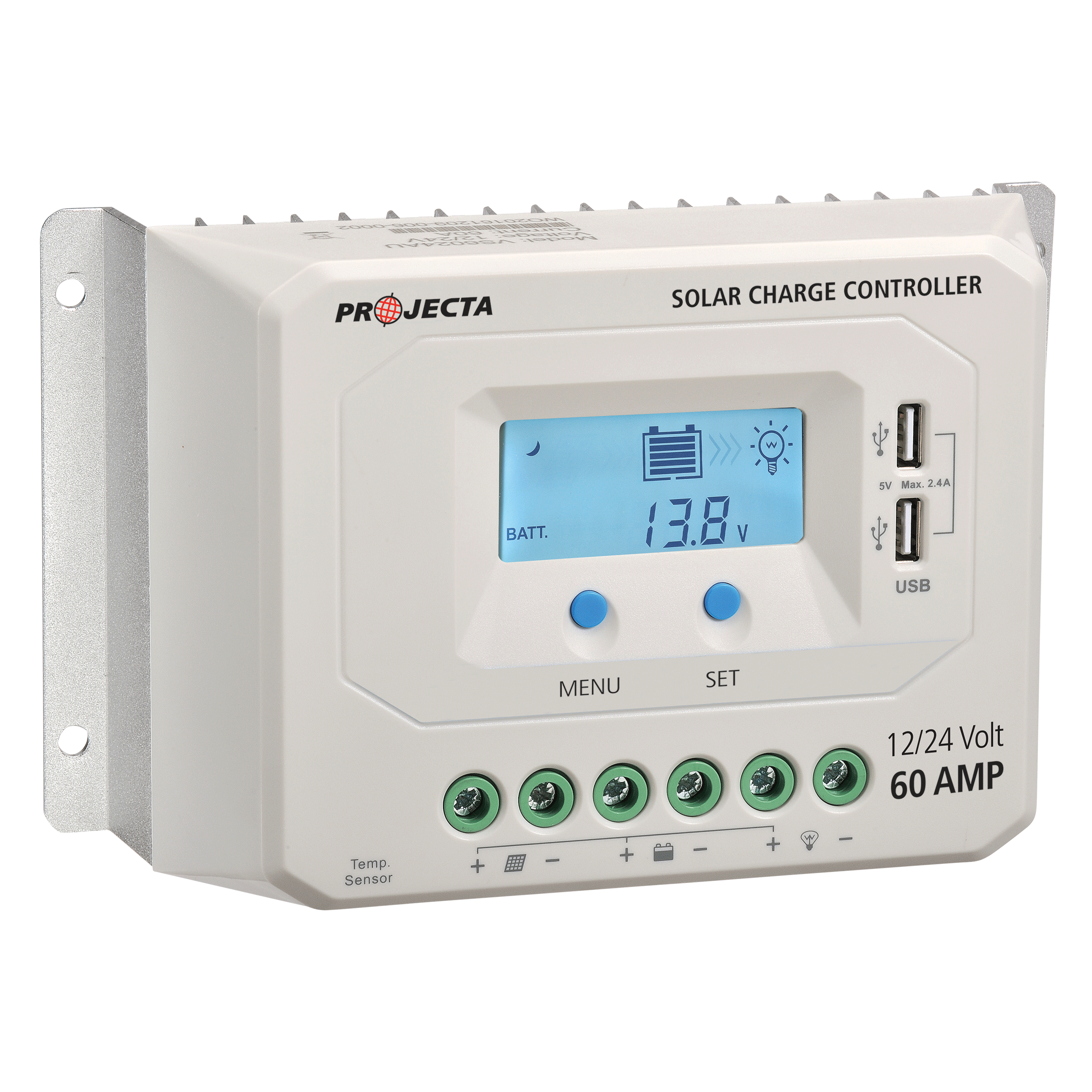 Automatic 12/24V 60A 4 Stage Solar Charge Smart Controller