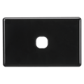 1 GANG BLANK SWITCH BLACK