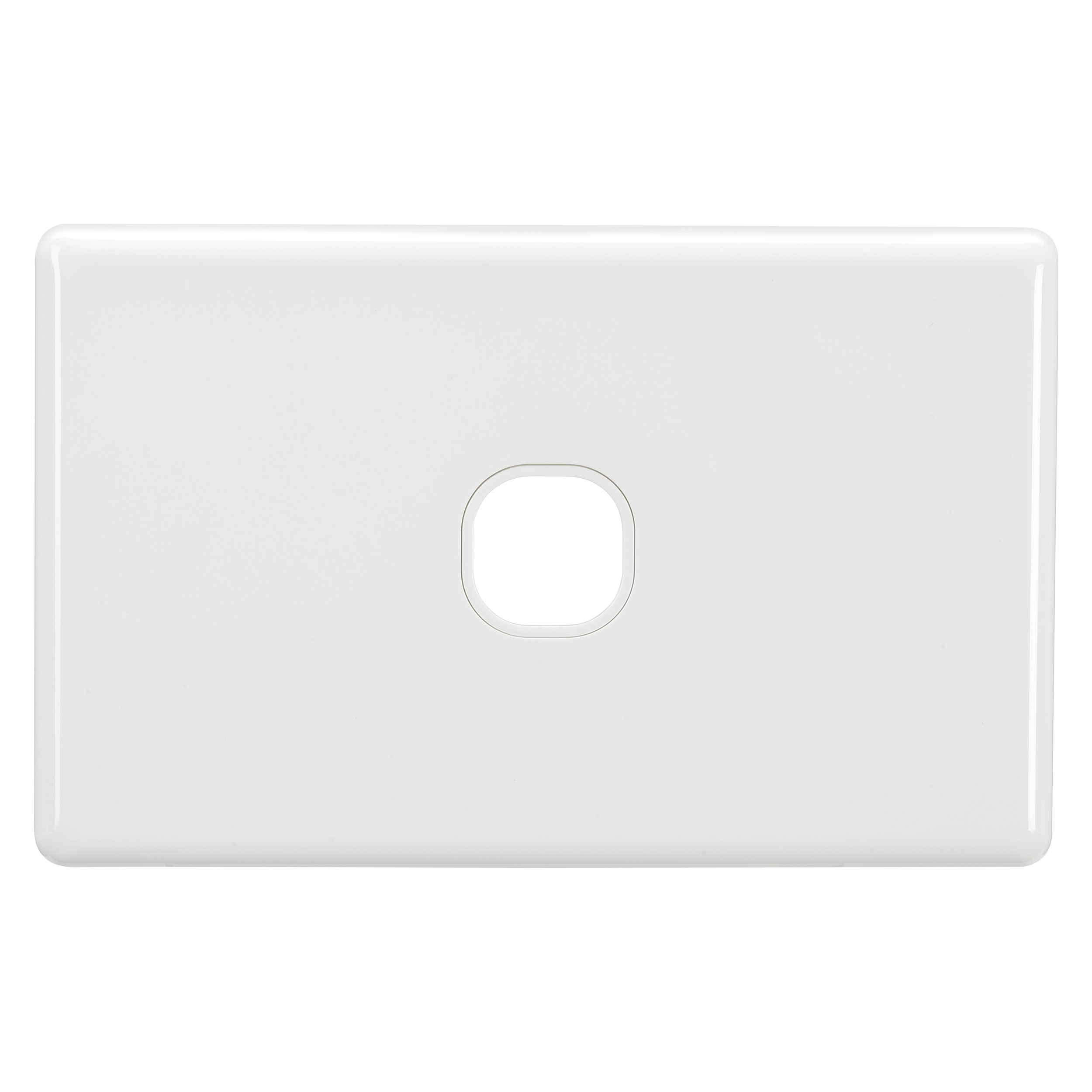 1 Gang Blank Switch Plate - White