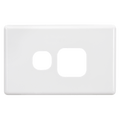 SINGLE GPO FASCIA WHITE