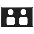 DOUBLE GPO FASCIA BLACK