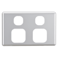 DOUBLE GPO FASCIA SILVER