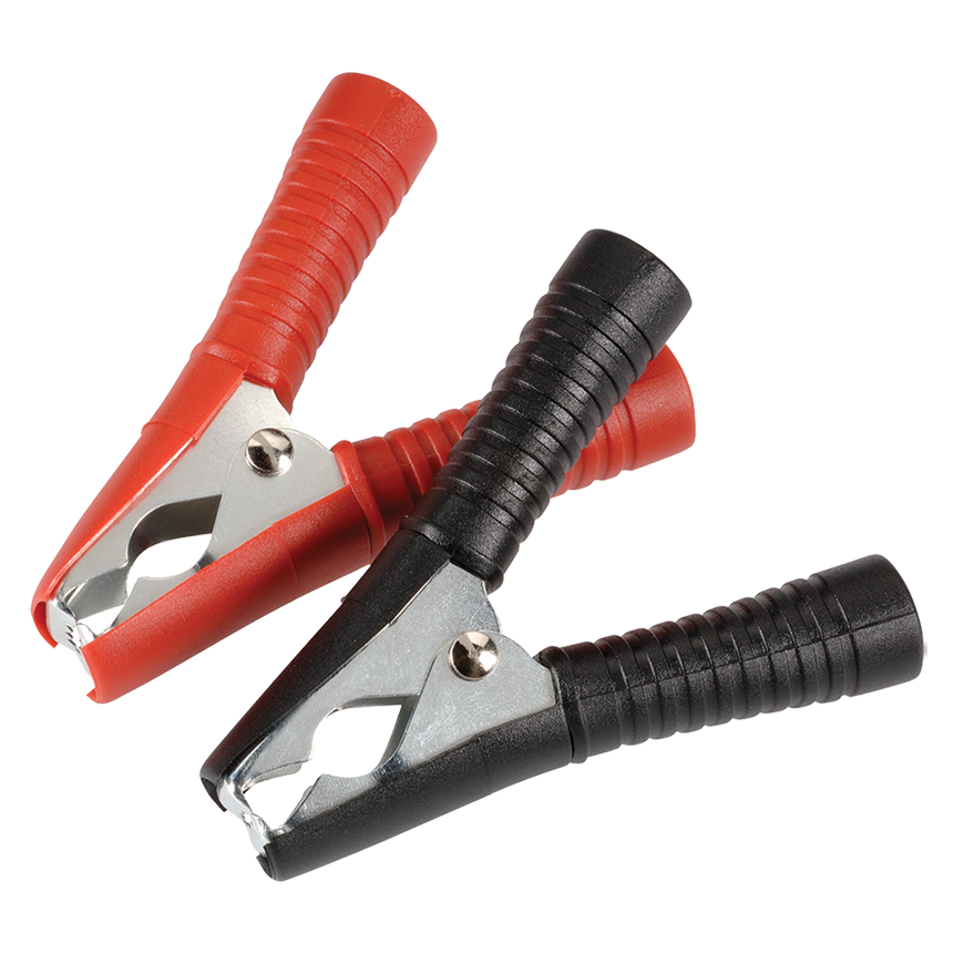 100 Amp Insulated Test Clips Black (100)