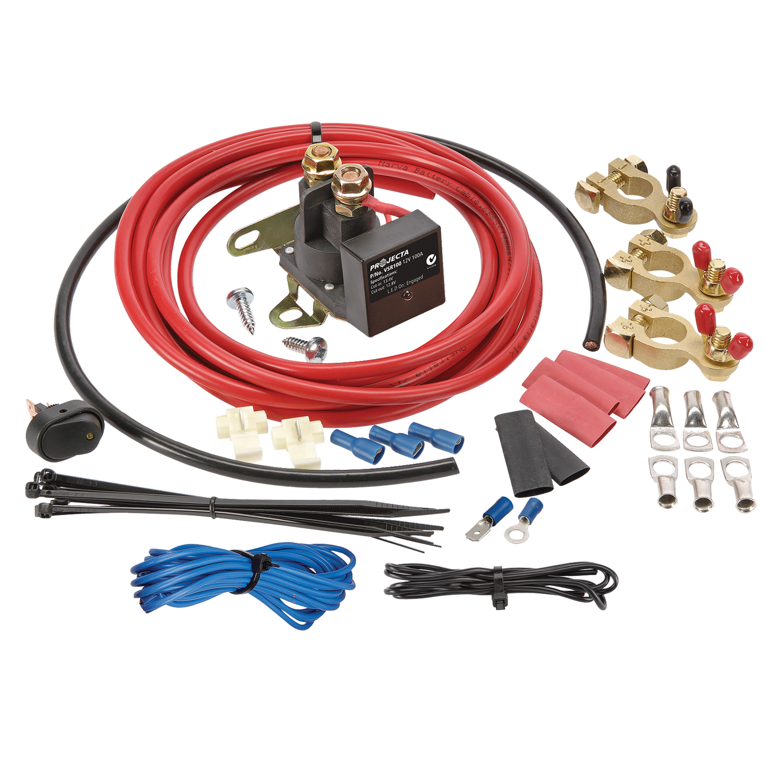 12V 100A Voltage Sensitive Relay Kit