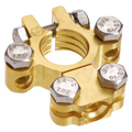 Forged Brass Saddle with Dual Auxiliary - Positive Terminal (Bag of 10)