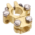 Forged Brass Heavy Duty Saddle with Dual Auxiliary - Negative Terminal (Bag of 10)