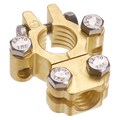 Forged Brass Heavy Duty Saddle with Dual Auxiliary - Positive Terminal (Bag of 10)
